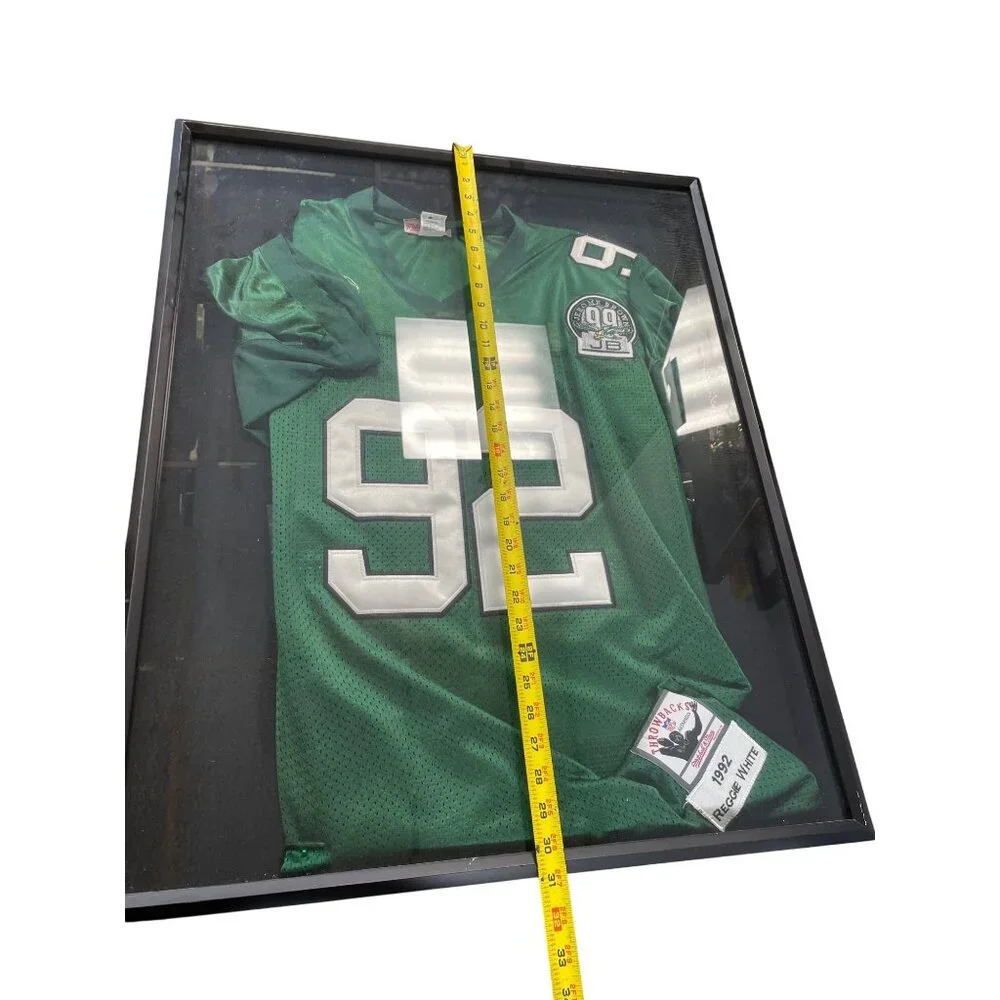 Mitchell Ness Throwback Authentic VTG 1992 Reggie White Throwback Jersey Framed - Picture 12 of 15